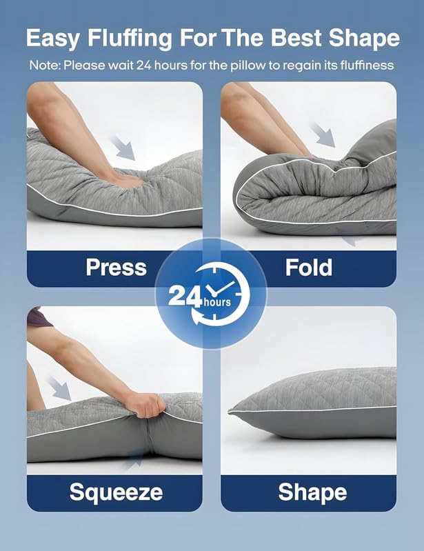 ZonLi side-sleeper usage demonstrates full-length support.