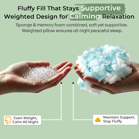 ZonLi chopped memory foam blend provides soft yet supportive contouring.