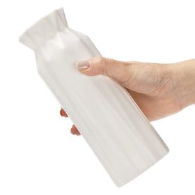 ZOOFOX origami vase 8-inch white dining table centerpiece for gatherings.