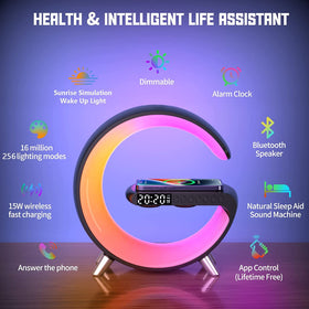 ZORAST BKDRL ambient RGB night light offers mood lighting with color options.