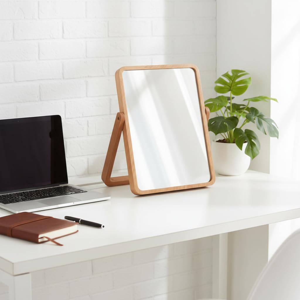 ZOROSY detachable stand keeps the mirror steady during use