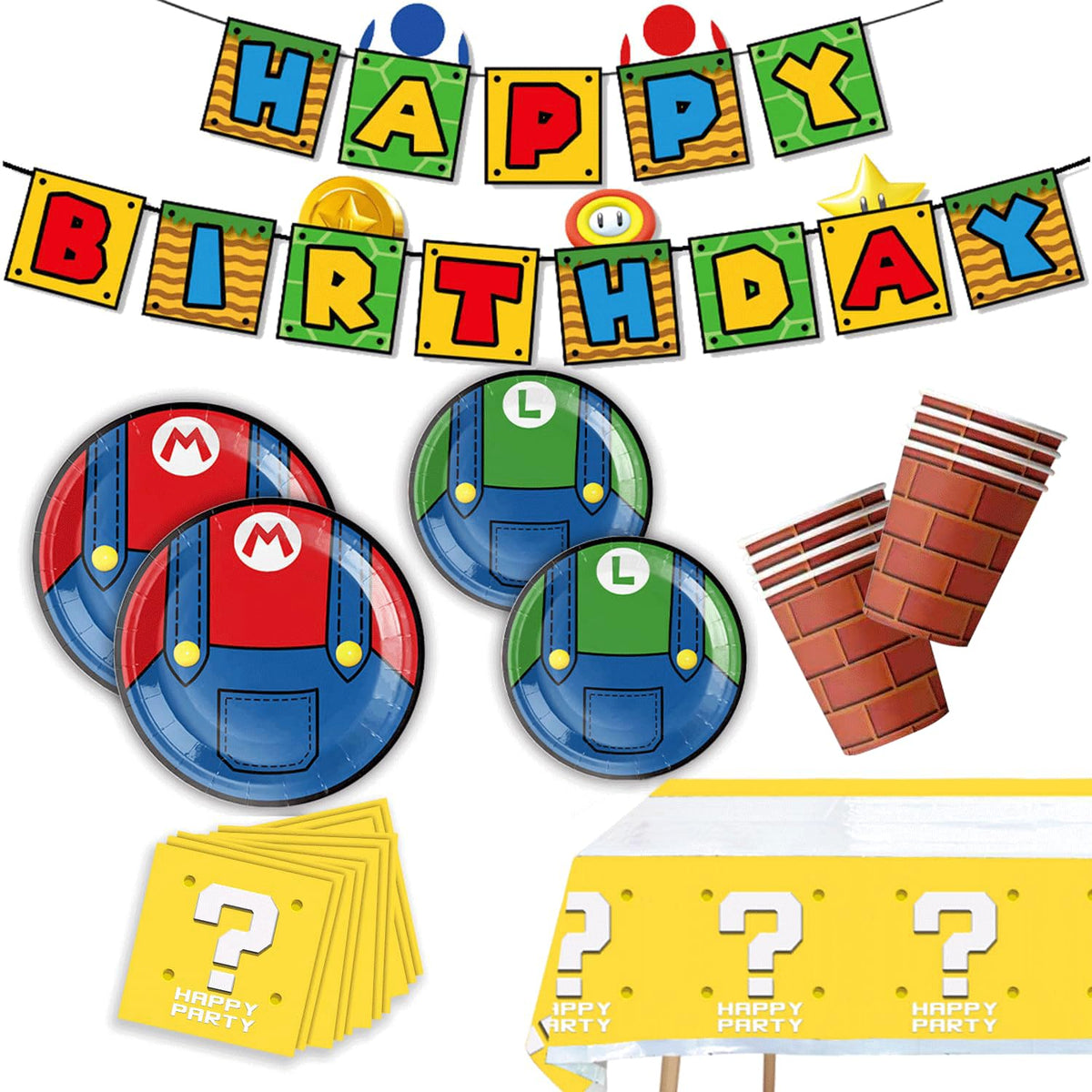 Zorpex Cartoon Game banner enhances party ambiance with festive pastel art