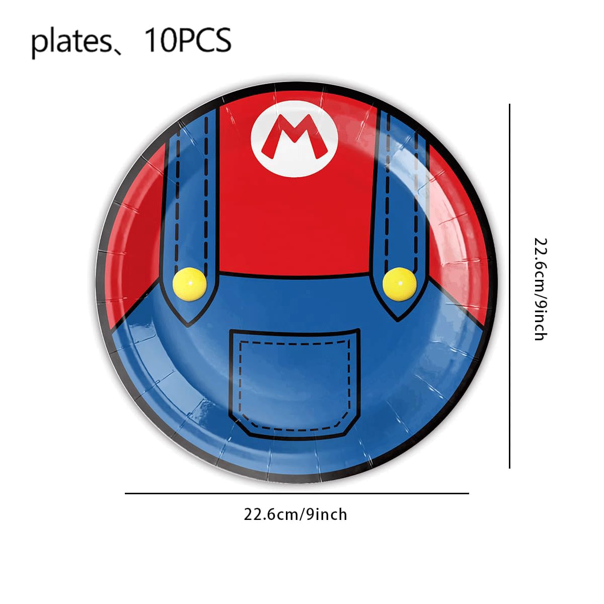 Zorpex Cartoon Game napkins complement the set and aid cleanup