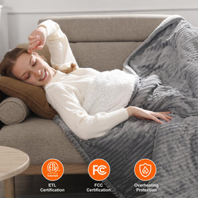 Zorvixia electric blanket highlights energy-saving design.