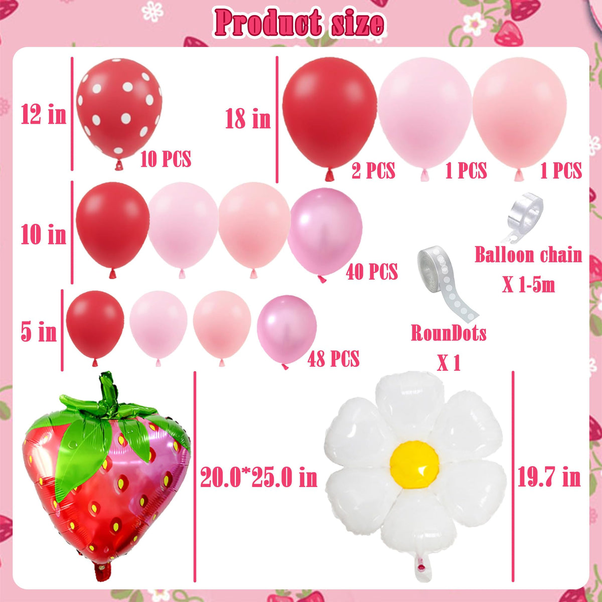 ZOYVUX strawberry-plates-7in cute snack plates for kids' treats
