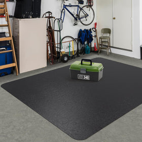 ZPAI Area Floor Mat under dining table protects floors from spills