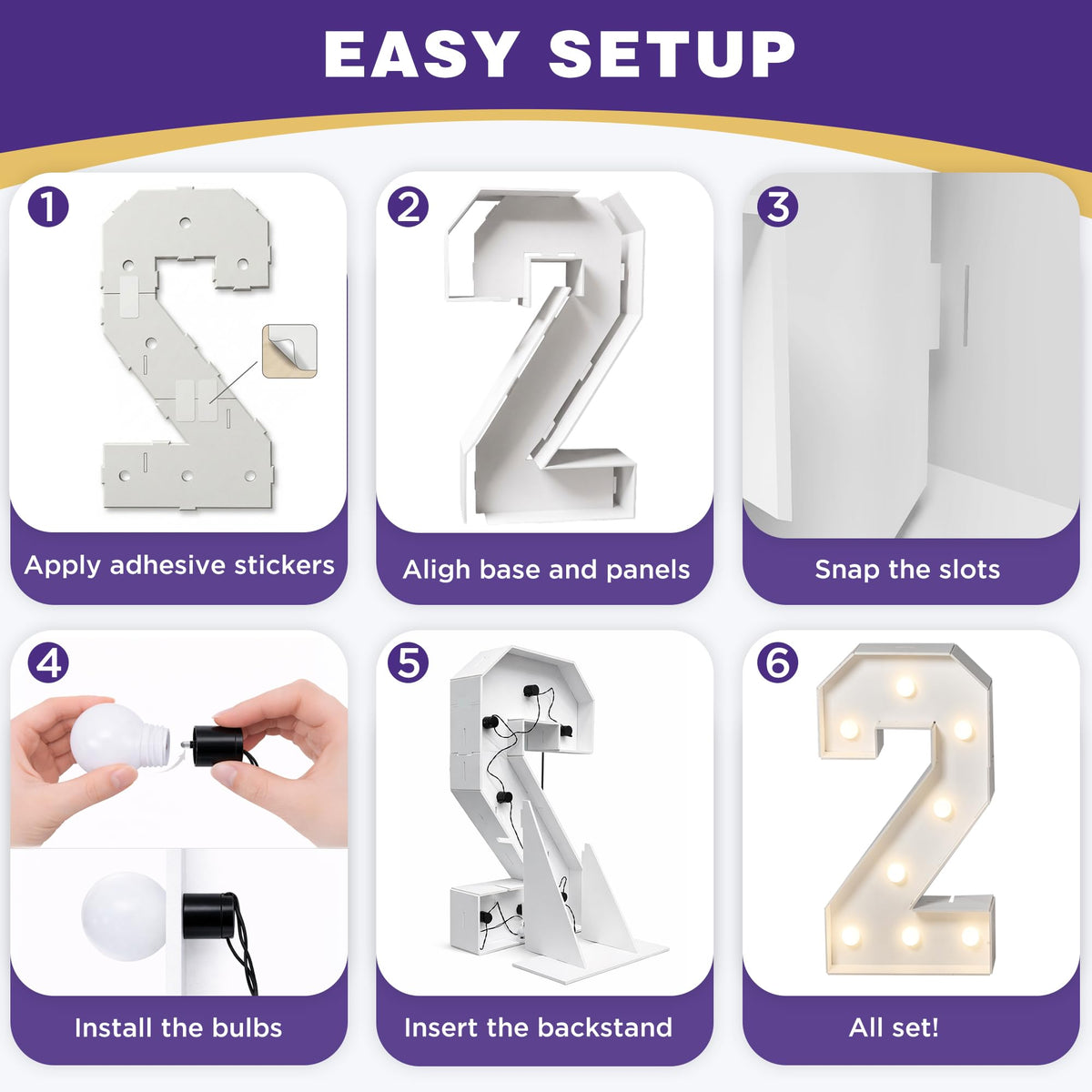 ZPISF warm LED glow highlights the numbers for photos