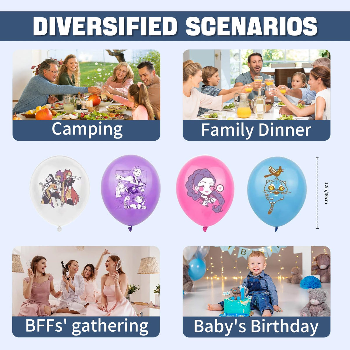 ZQAOFKC reusable materials ensure durable decor for future events.