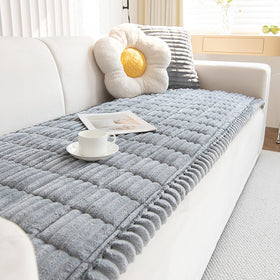 ZQFFB pet couch cover on sofa showing secure fit for pets
