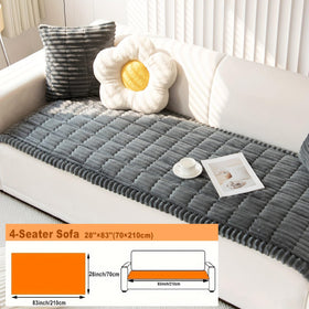 Size guide helps choose the best fit for 2- or 3-cushion sofas.