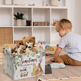 Winnie-themed design adds a cute decorative touch to kid spaces.