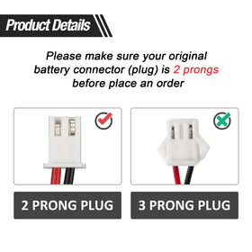 ZTHY RVBAT85004 battery pack packaging showing compatibility