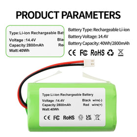 ZTHY RV battery with Shark connector, side view to verify a 2-prong fit.