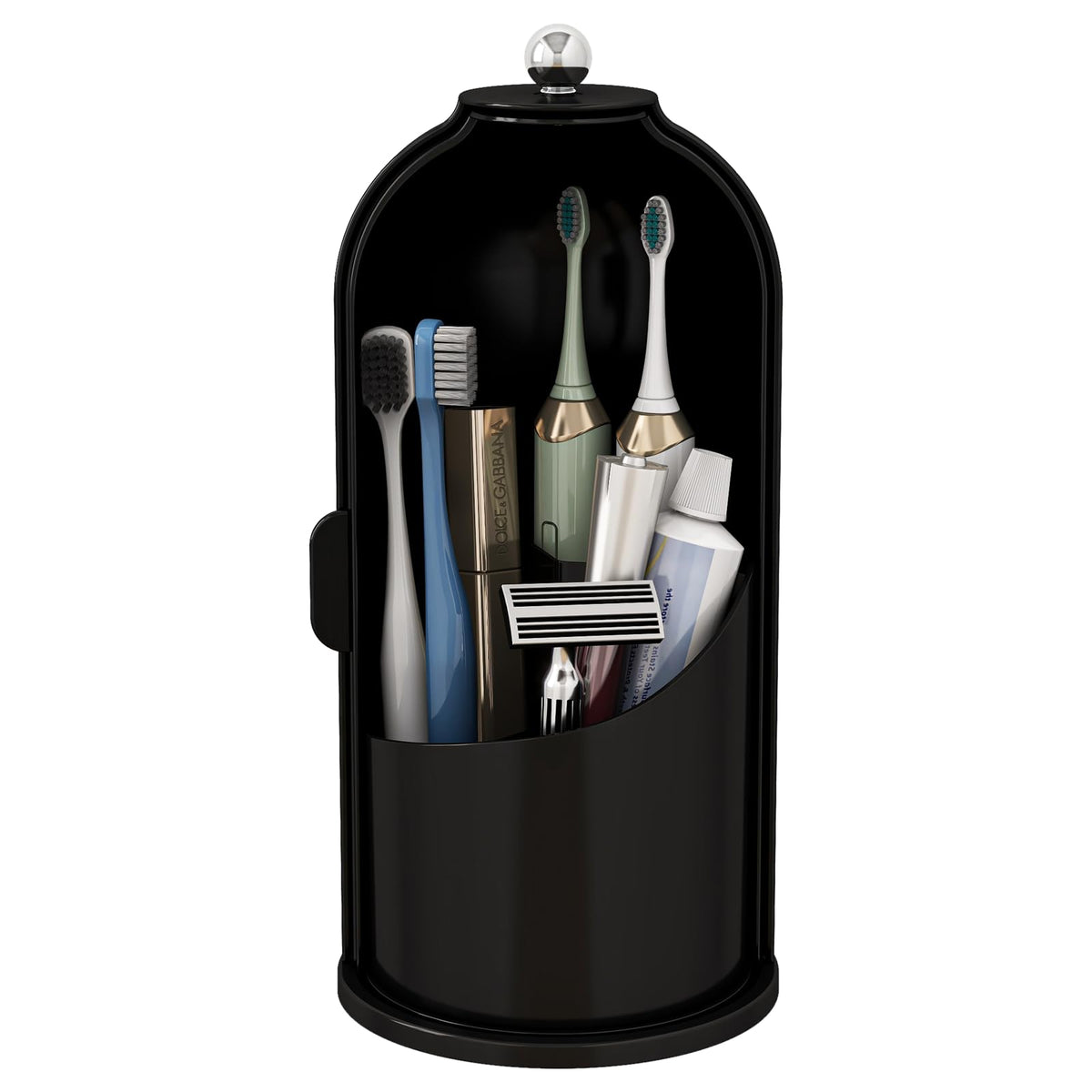 Zufudo dustproof toothbrush holder cover protecting brushes from water and dust