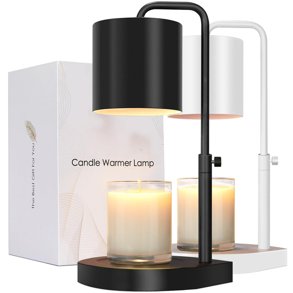 zukakii candle warmer lamp adjustable height for jar candles aroma release
