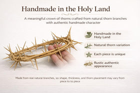 Zuluf holy-land decoration crown of thorns enhances devotional spaces and seasonal displays.