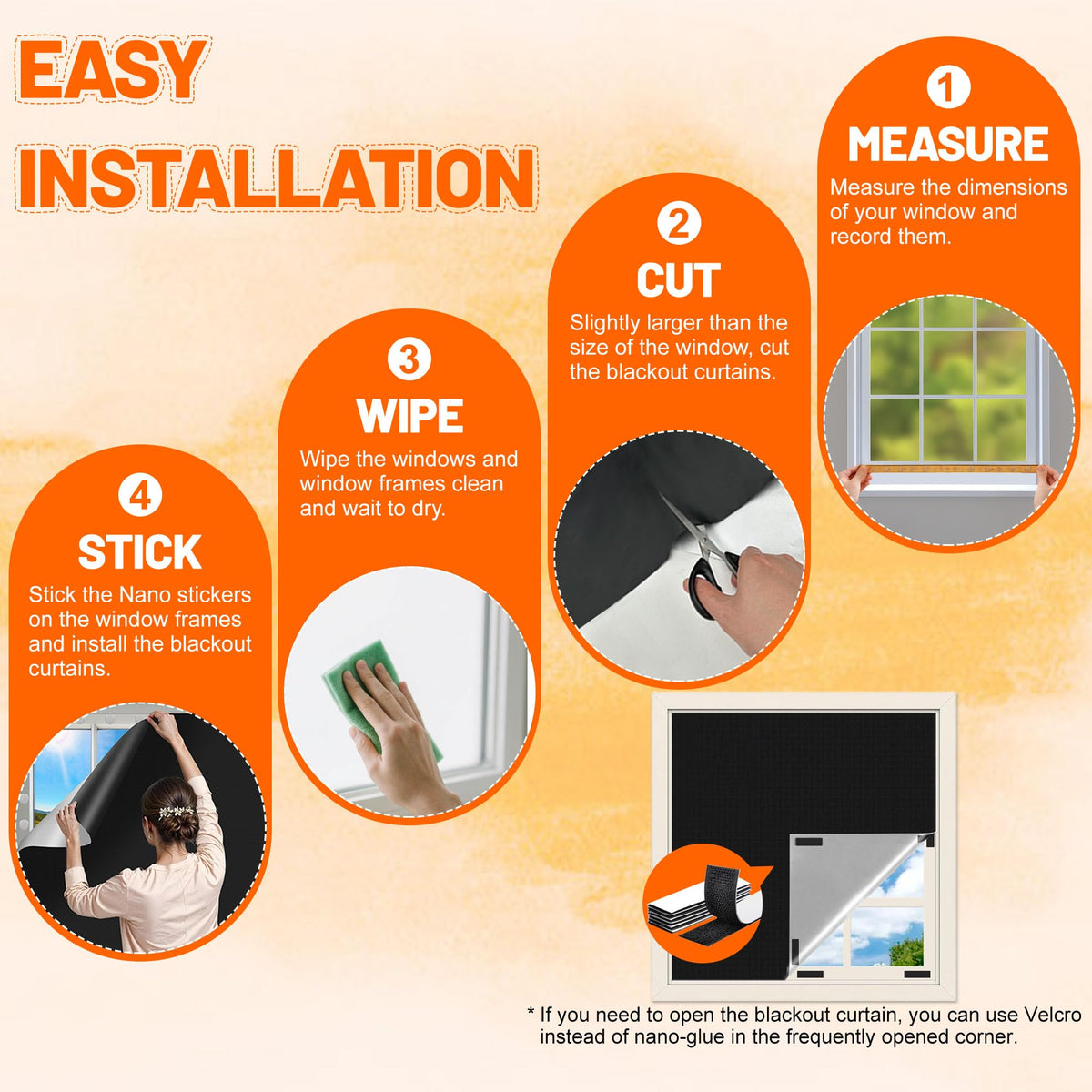 ZUNGOUMC easy install with 24 hook and 48 nano stickers