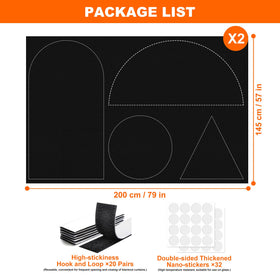 ZUNGOUMC back silver coating detail improves light blocking and insulation.