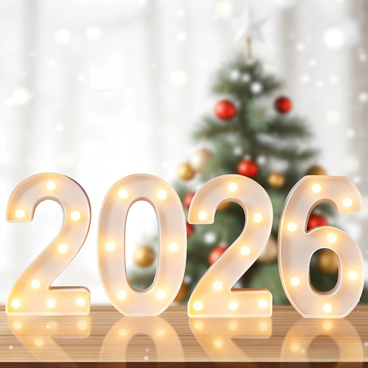 ZUOKEMY LED marquee 2026 sign ideal for graduation and New Year decor