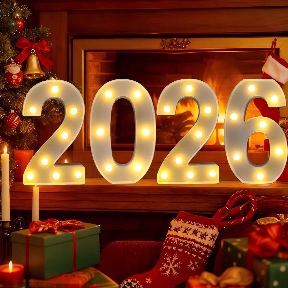 ZUOKEMY LED marquee 2026 sign energy-efficient festive lighting