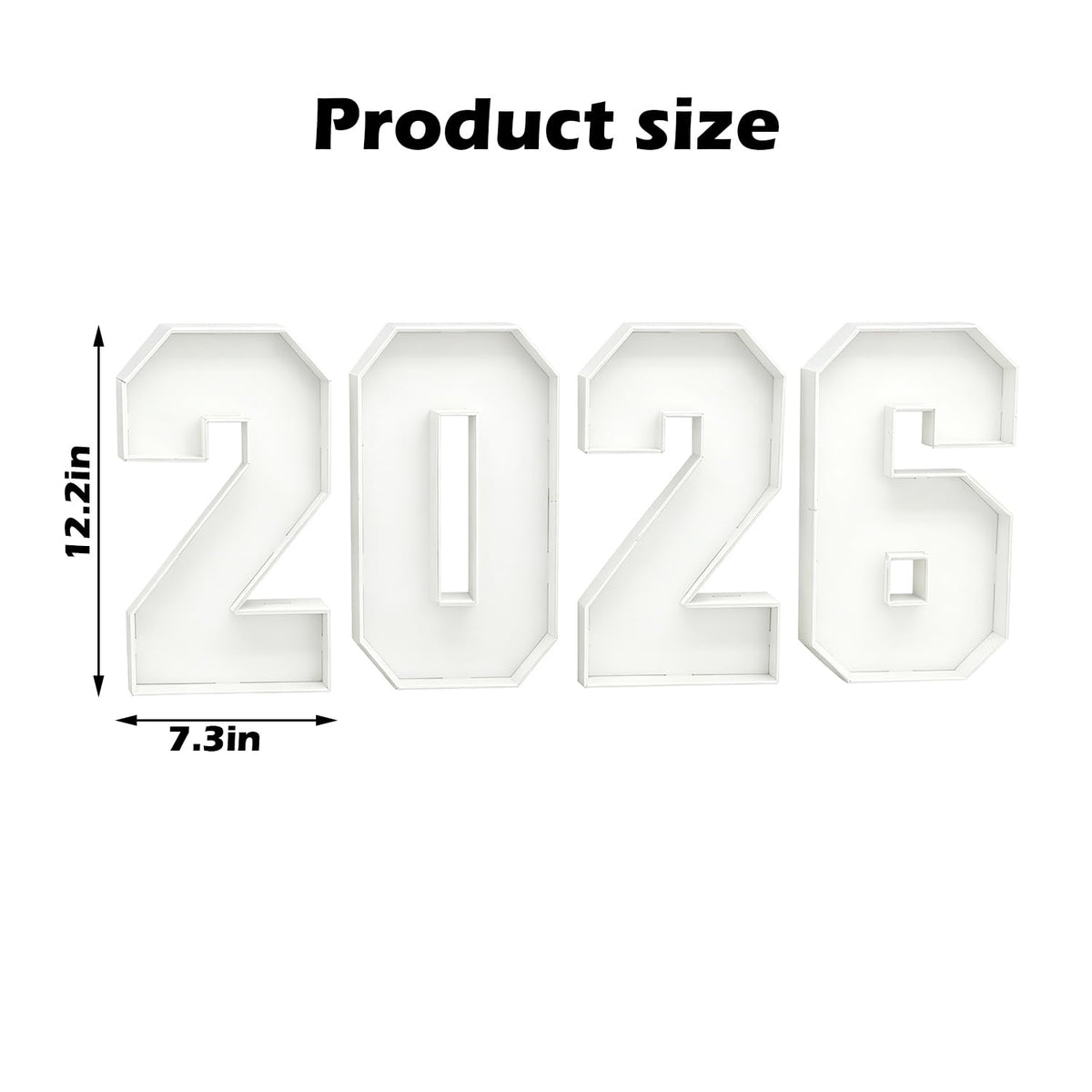 ZUOVAOV 2026 number trays top view highlights hollow compartments for organized snacks.