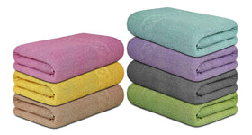 ZUPERIA 30x54 towels drying quickly after shower.