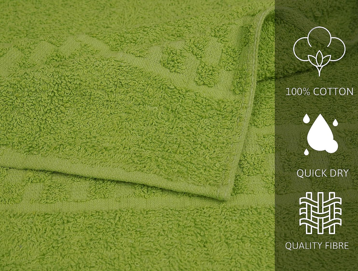 ZUPERIA multi use towels presented beside gym and spa items.