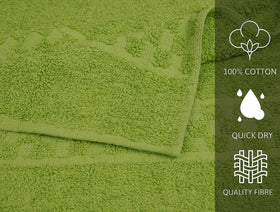 ZUPERIA multi use towels presented beside gym and spa items.