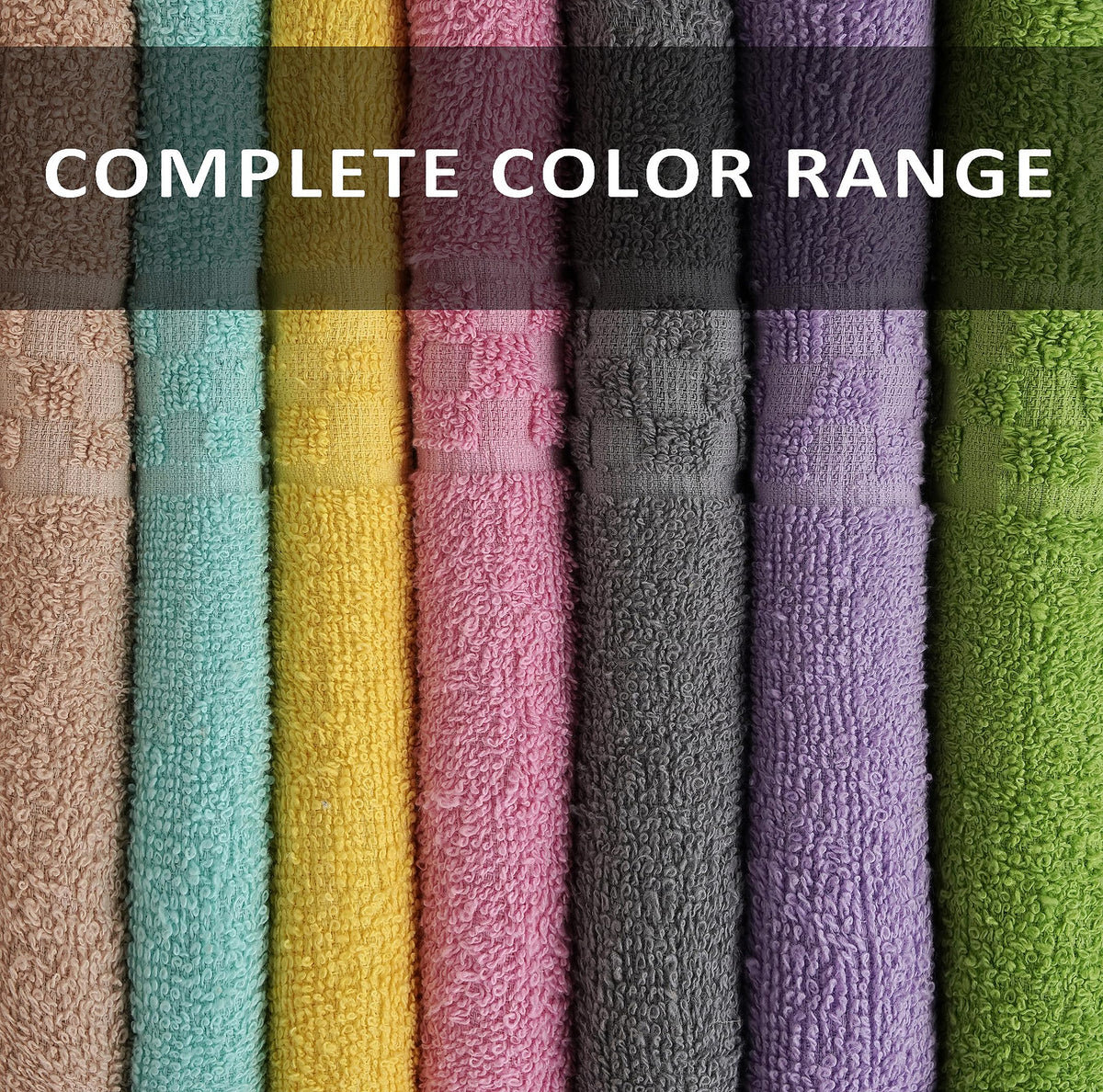 ZUPERIA towel stack highlights absorbency and quick dry performance.