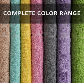 ZUPERIA towel stack highlights absorbency and quick dry performance.