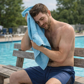 ZUPERIA Bath Towel bulk 6-pack for families.