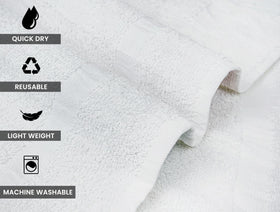 ZUPERIA hospitality towel bulk 20x40, guest room ready for comfortable stays.