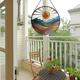 Secure packaging protects the sun catcher during transit.