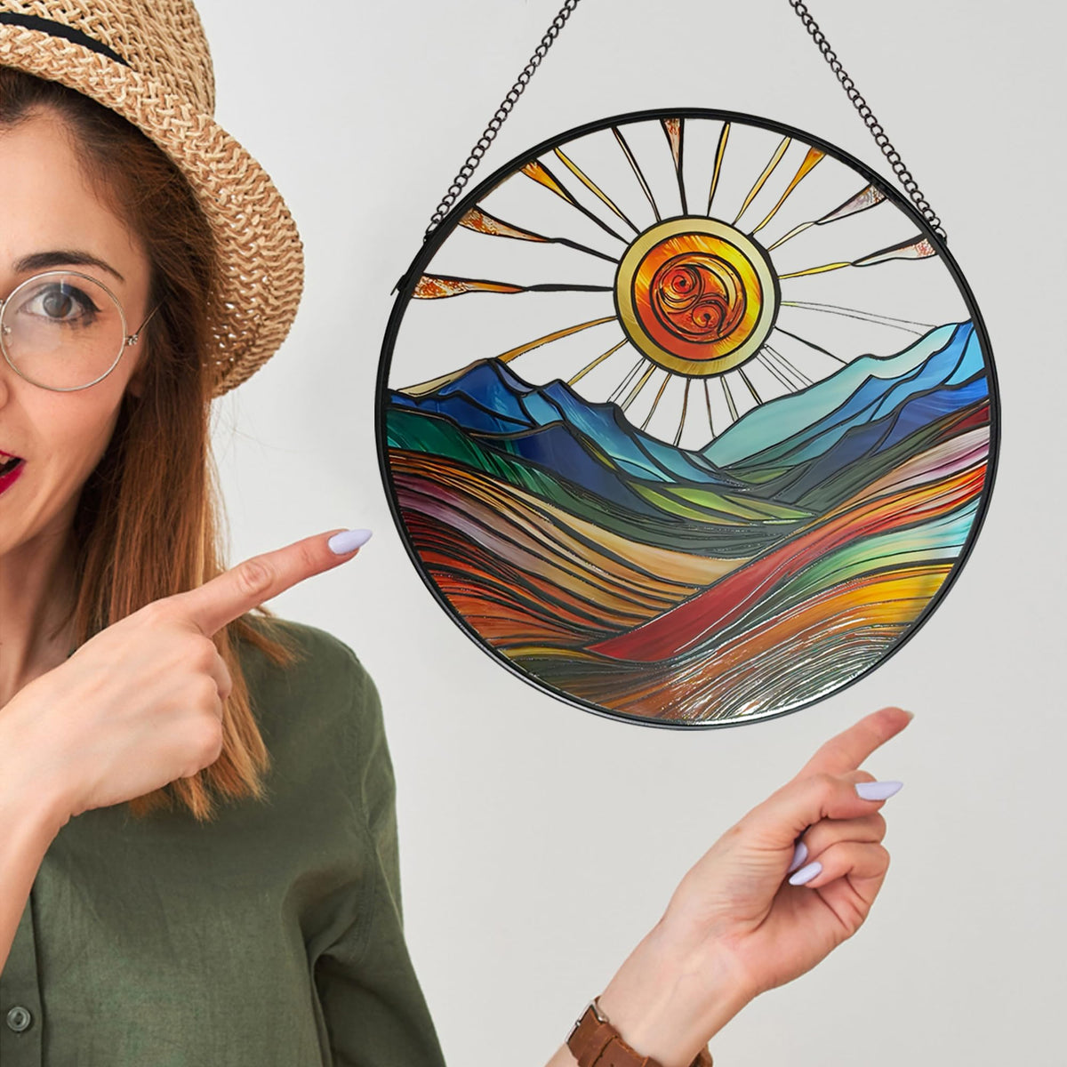 ZUSANG sun catcher ideal for indoor and outdoor decor.