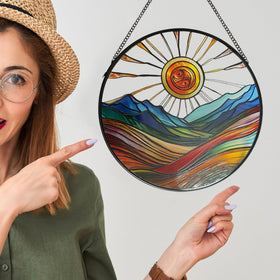 ZUSANG sun catcher ideal for indoor and outdoor decor.