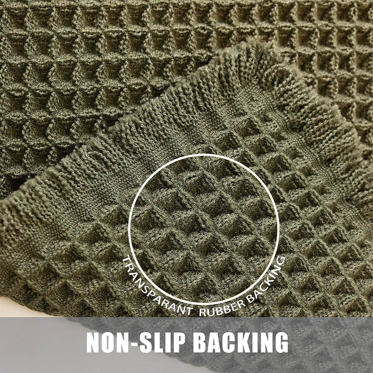 ZVFFDG ultra-absorbent waffle texture soaks water quickly.