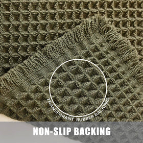 ZVFFDG ultra-absorbent waffle texture soaks water quickly.