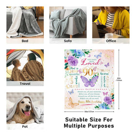 ZWERIVP soft flannel material blanket, durable daily comfort