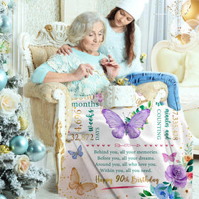 ZWERIVP blanket with heartwarming text, a meaningful keepsake