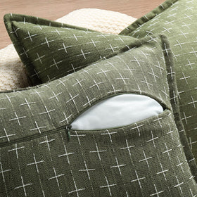 ZWJD pillow cover set of 2 20x20 for quick living room styling
