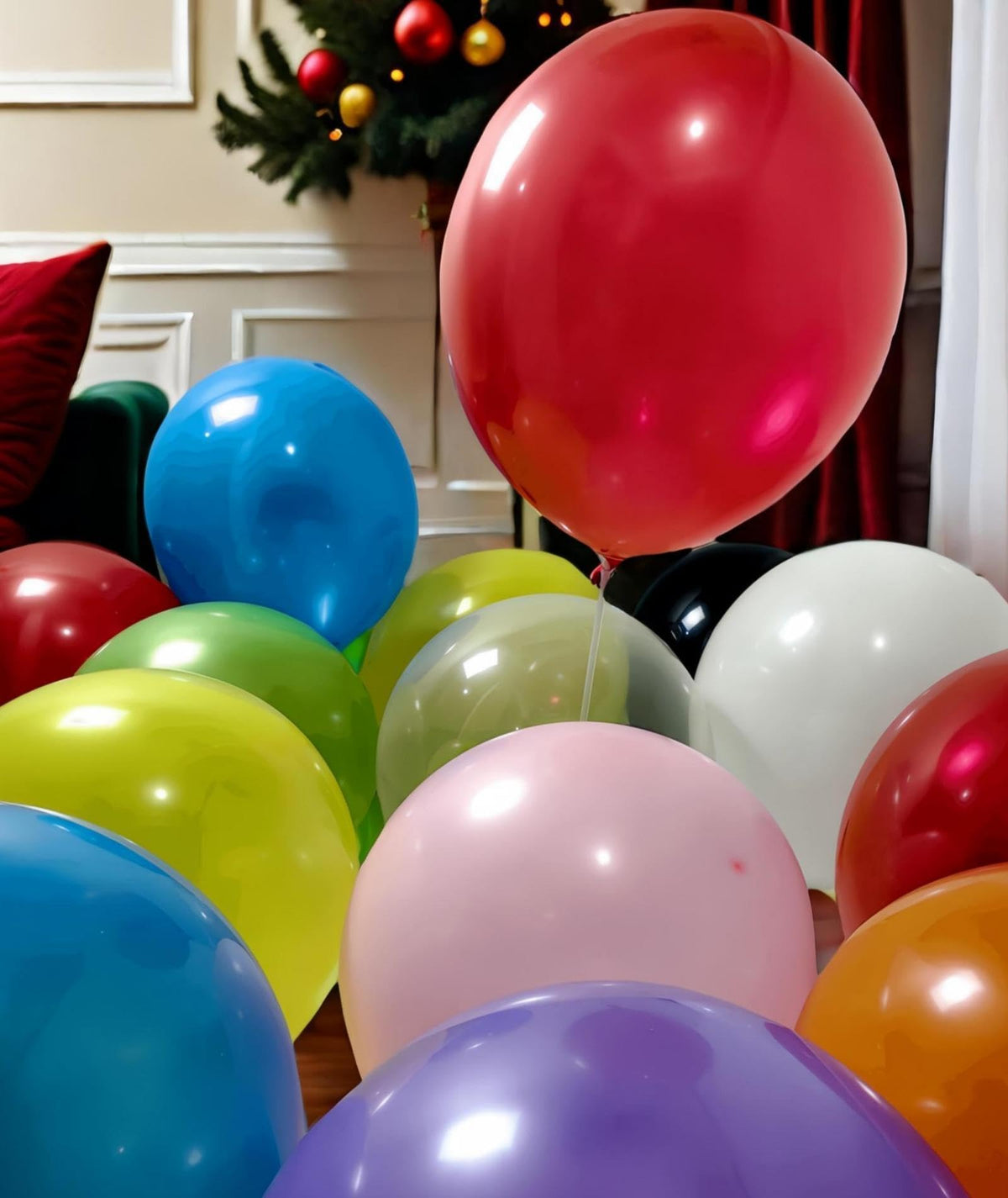ZWZLIULIAN jumbo balloons creating a vibrant outdoor event backdrop.