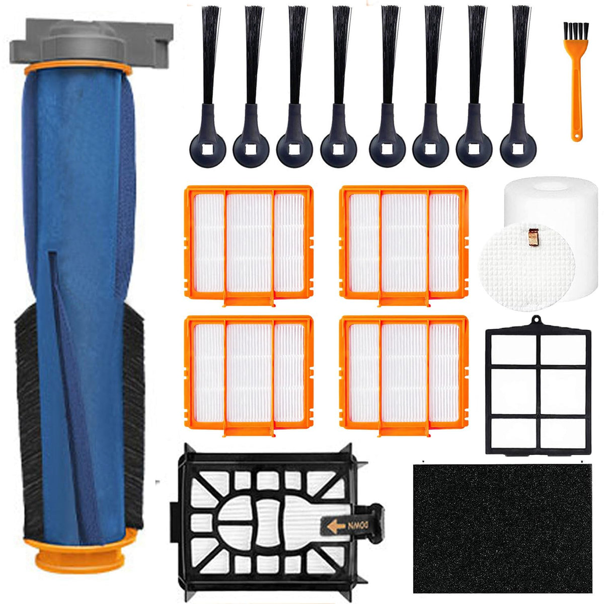 ZXHUANGOH main brush for Shark AV2501S, improves floor cleaning with soft bristles.