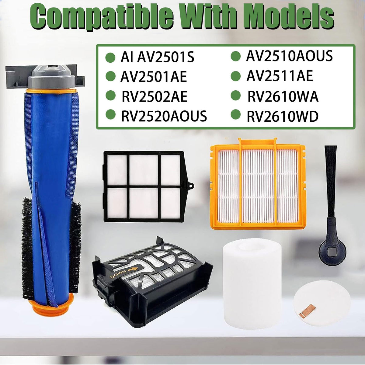 ZXHUANGOH self-empty base filter for Shark AV2501S, maintains emptying station efficiency.