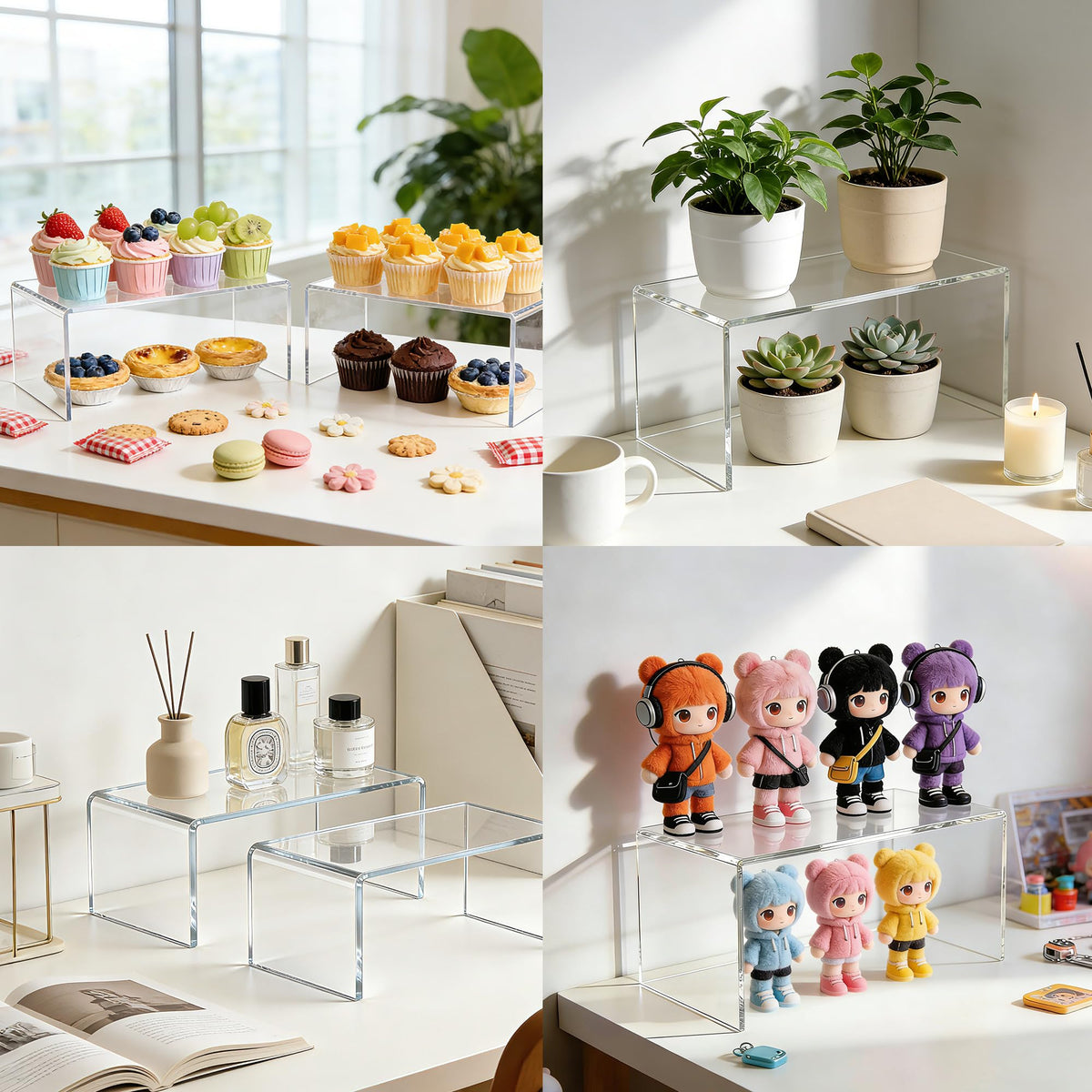 ZXQIRAX desk counter cupcake stand adds elegant dessert presentations