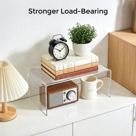 ZXQIRAX display risers maximize shelf space with vertical presentation