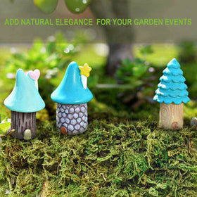 ZYAPA fake moss planter decor: vibrant greens that stay fresh-looking.