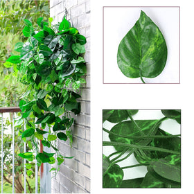 ZYIGYI hanging greenery garland on wall for easy decor and setup