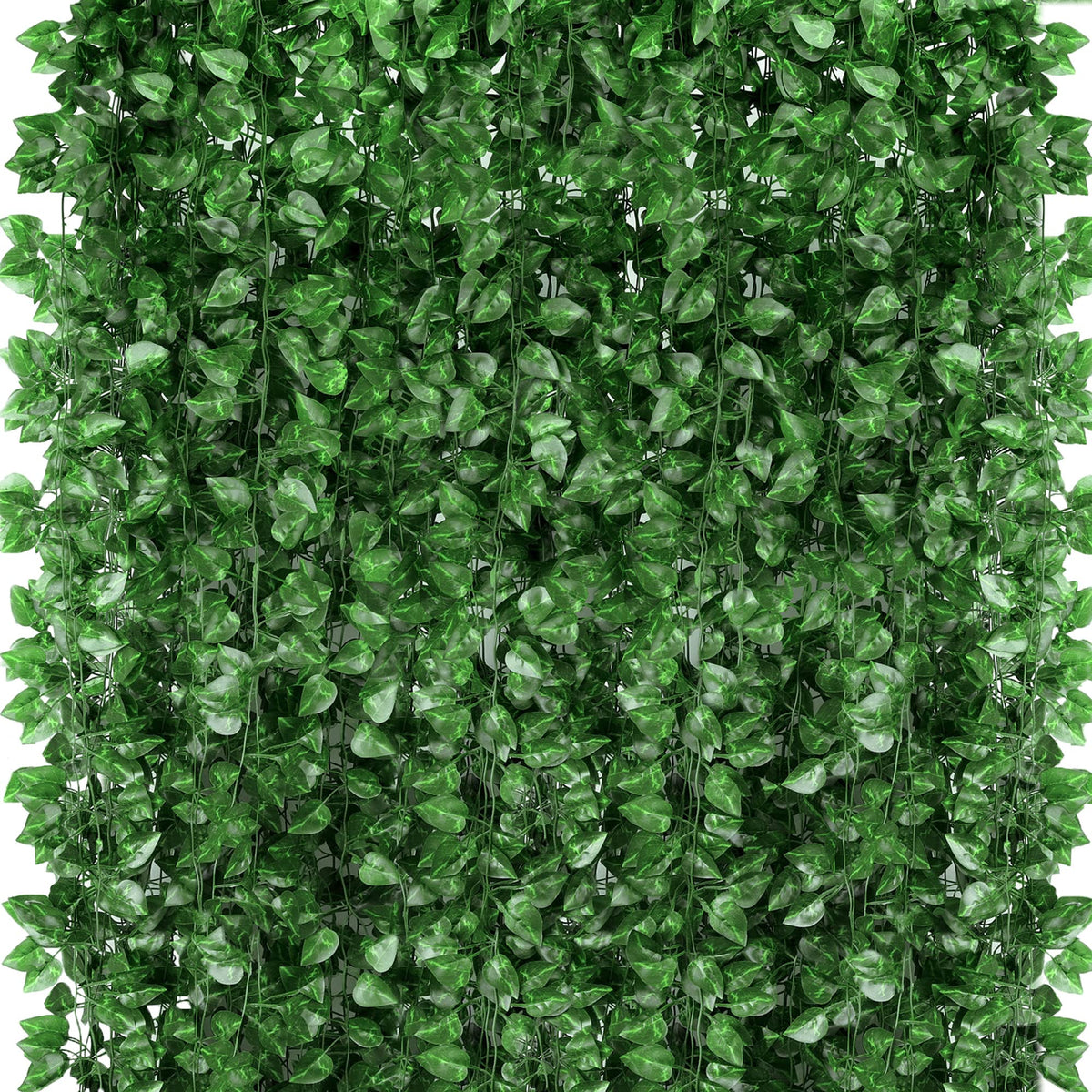 ZYIGYI ivy leaf garland close-up with realistic leaves and durable color