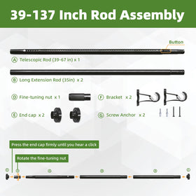 ZYKORT complete kit includes all hardware for quick setup