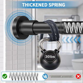 ZYRW rod with anti-slip pads keeps curtain securely in place.